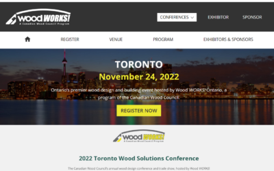 2022 Toronto Wood Solutions Conference